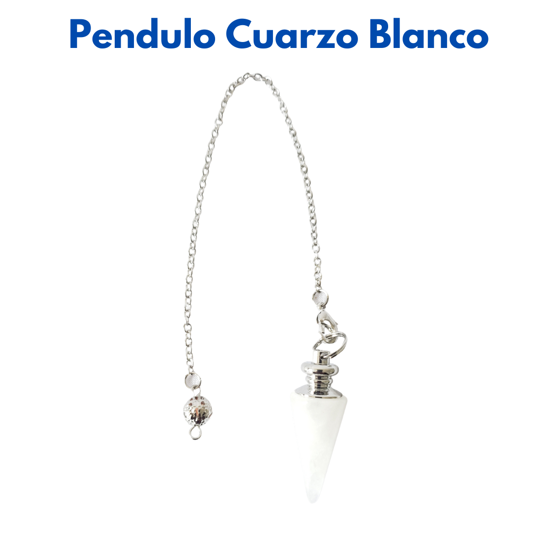 PÉNDULO CUARZO BLANCO